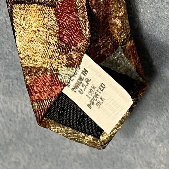 Bundle of 3 100% Silk Used Neckties Made in the USA - Picture 7 of 7